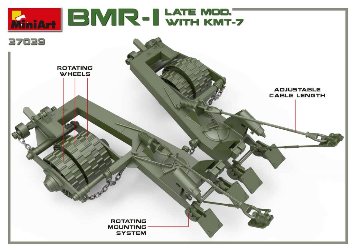MiniArt 37039 BMR-1 Mod tardif. avec KMT-7 1/35 – immagine 20