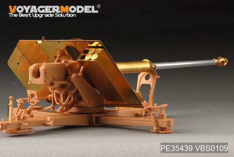 Maquette Voyager PE35439, canon antiaérien allemand de 88 cm Panzerjägerkanone PaK43 (Seconde Guerre mondiale) pour Trumpeter 02308, échelle 1/35 – immagine 5