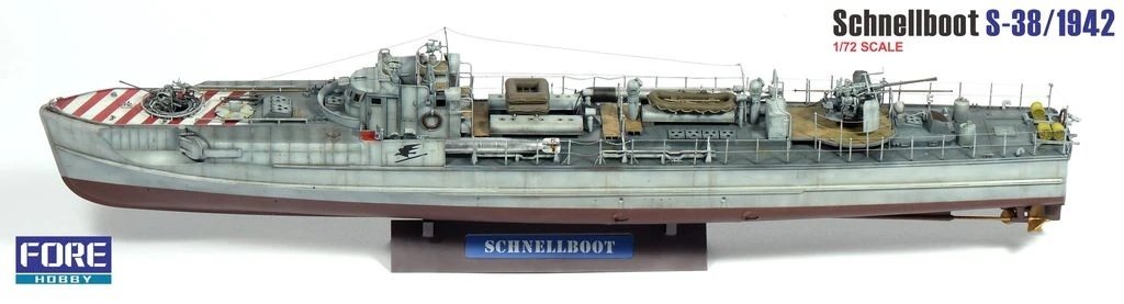 Fore Hobby 1001 Schnellboot S-38 1942 1/72 – immagine 18