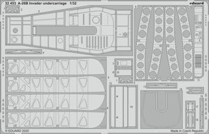 Train d&amp;#39;atterrissage Eduard 32453 A-26B Invader au 1/32 pour HOBBY BOSS