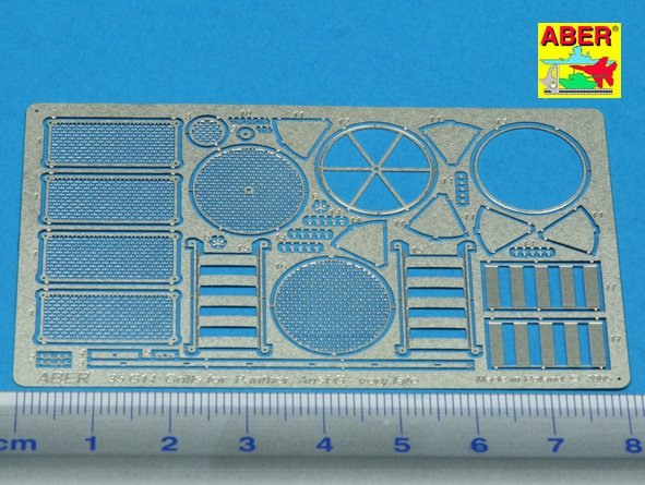 Aber 35G14 Grilles pour char allemand Sd.Kfz.171 Panther, Ausf.G dernier modèle (1/35)  – Bild 2