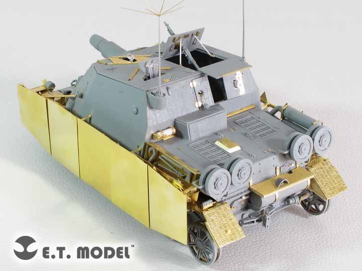 ET Model E35-233 WWII German Stu.Pz.IV &amp;quot;Brummbar&amp;quot; Schurzen (Mid Production) (Pour DRAGON Smart Kit) (1/35) – image 4
