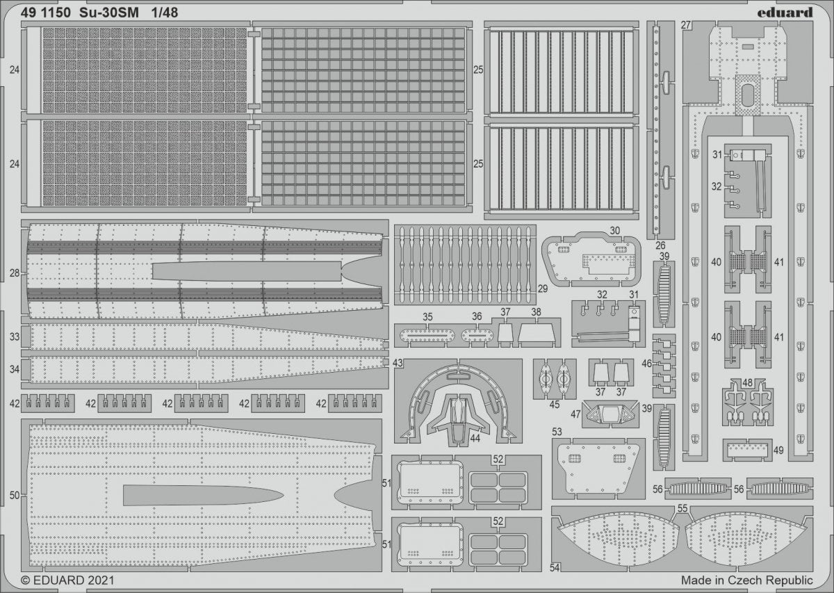 Eduard 491150 Su-30SM pour KITTY HAWK 1/48 