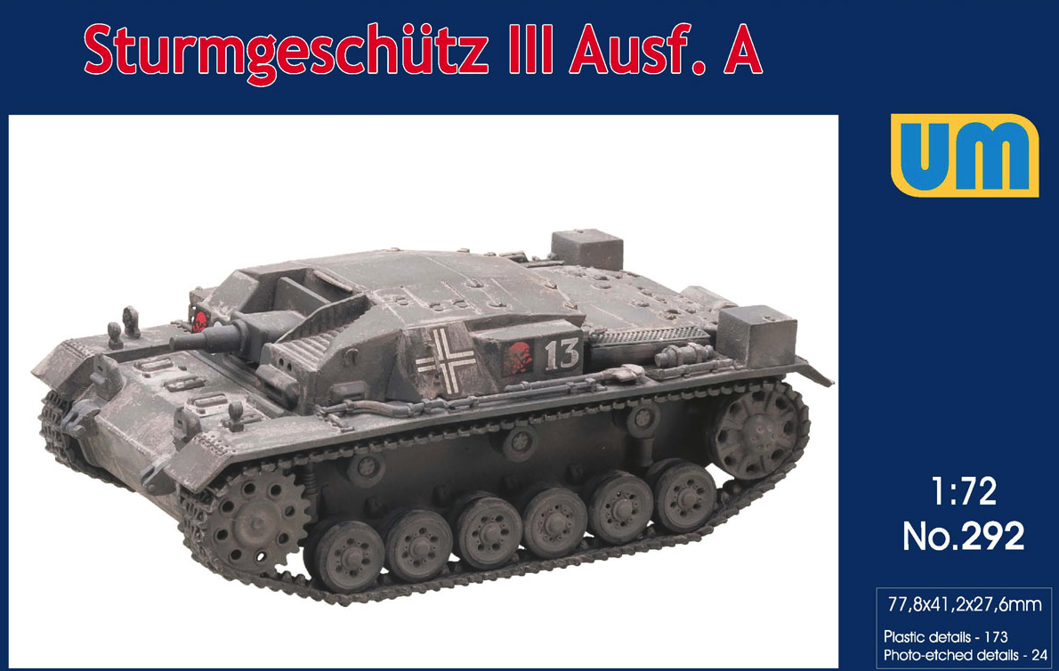 Unimodels 292 Sturmgeschutz III Ausf. Un 1/72 
