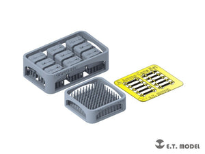 Ensemble de boîtes de munitions pour mitrailleuse lourde soviétique P35-248 de 12,7 mm (impression 3D) à l&amp;#39;échelle 1/35