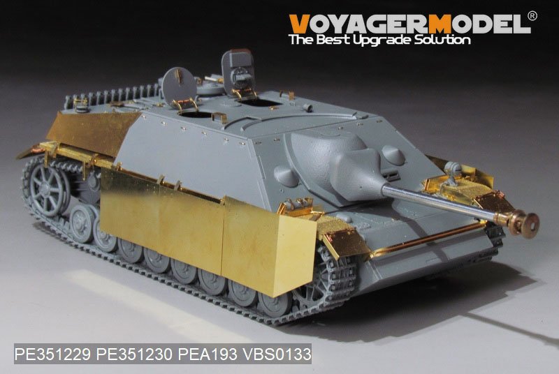 Maquette Voyager PE351229 Jagdpanzer IV L/48 allemand de base de la Seconde Guerre mondiale (pour Border BT-016) 1/35 – image 2