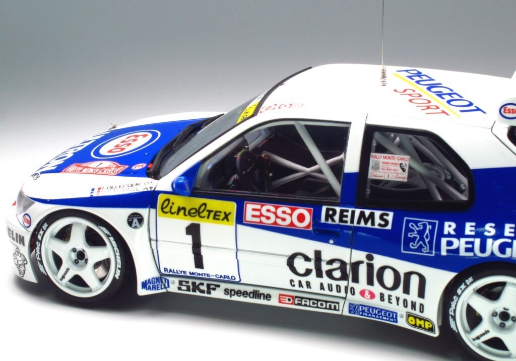 NuNu PN24009 Peugeot 306 MAXi &amp;#39;96 RALLYE DE MONTE CARLO 1/24 – image 9