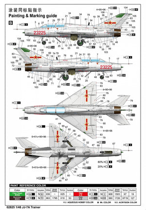 Trumpeter 02825 JJ-7A Trainer 1/48 – zdjęcie 6