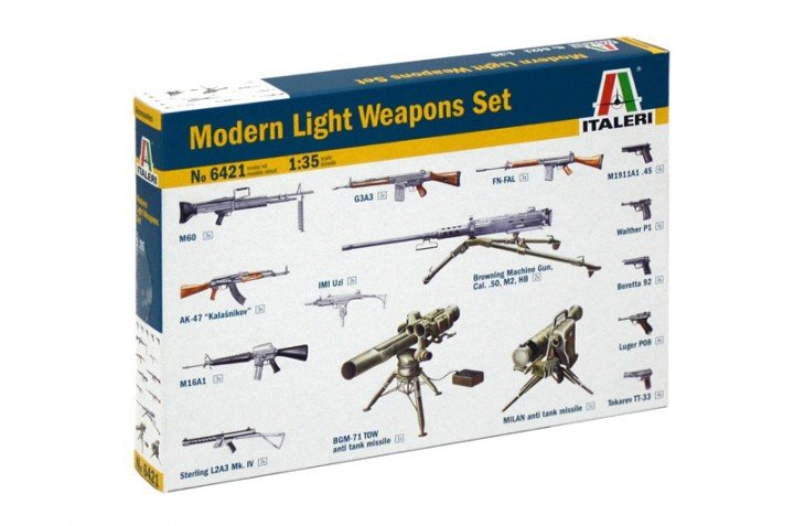 Italeri 6421 Ensemble d'armes légères modernes