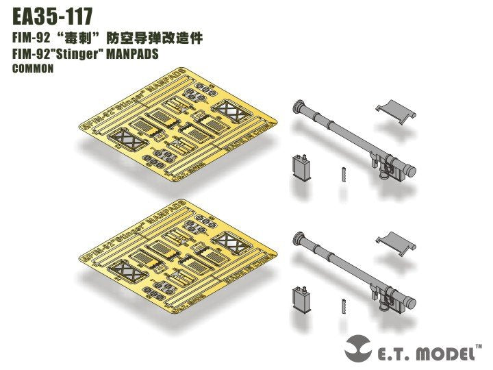 ET modèle EA35-117 FIM-92 MANPADS &amp;quot;Stinger&amp;quot; 1/35 – immagine 4