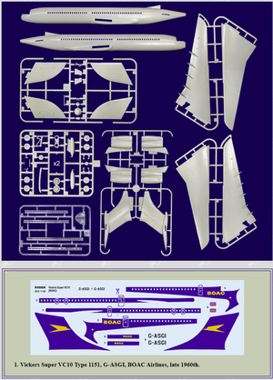 Roden 313 Vickers VC-10 Super Type 1151 1/144 – imagen 2