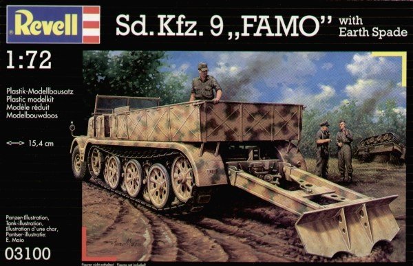 Revell 03100 Sd.Kfz. 9 Famo avec pelle à terre (1/72)