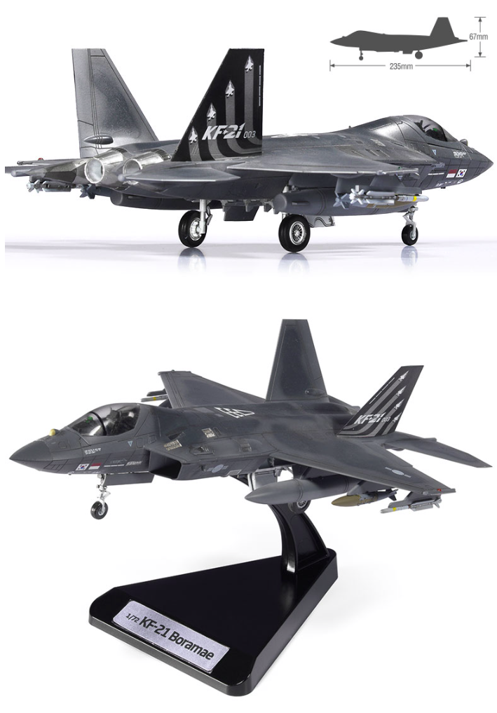 Maquette Academy 12585 ROKAF KF-21 Boramae au 1/72 – image 8