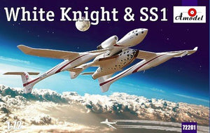 Maquette A-Model 72201 Burt Rutan White Knight et SS-1 (Vaisseau spatial n° 1) Avion spatial suborbital 1/72