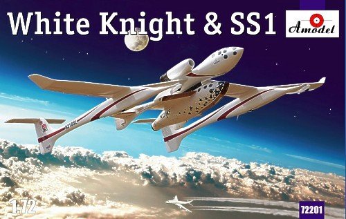Maquette A-Model 72201 Burt Rutan White Knight et SS-1 (Vaisseau spatial n° 1) Avion spatial suborbital 1/72