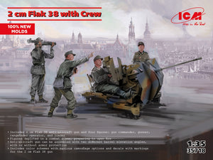 ICM 35718 Flak 38 de 2 cm avec équipage 1/35