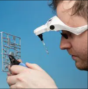 Lunettes loupe Lightcraft LC1780USB avec bandeau intégré / Loupe intégrée, grossissements : 1x, 1,5x, 2x, 2,5x et 3,5x – immagine 3