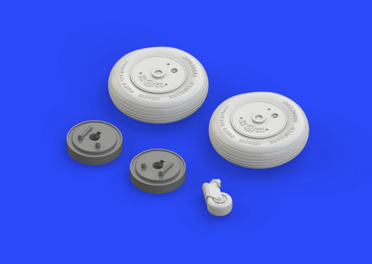 Roues Eduard 632087 A6M5c Zero HASEGAWA 1/32 – image 3