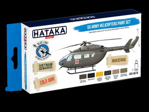 Kit de peinture Hataka HTK-BS19 pour hélicoptères de l&amp;#39;armée américaine (6 x 17 ml) – immagine 3