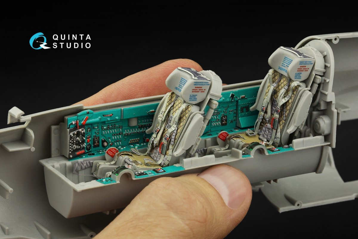 Intérieur imprimé en 3D et coloré du MiG-21UM (Trumpeter) par Quinta Studio QD32121, échelle 1/32  – image 5