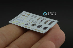 Intérieur imprimé en 3D et coloré sur papier décalcomanie Quinta Studio QD72009 Bf 109E (Special Hobby) 1/72 – Bild 5