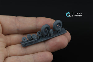 Quinta Studio QR+32046 Ceintures de sécurité pour avions de chasse britanniques, milieu de la Seconde Guerre mondiale (avec boucles métalliques) (Tous les kits) 1/32 – imagen 8