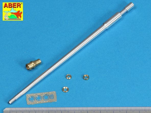 Canon Aber 35L-056N pour canon allemand de 7,5 cm KwK42L/70 avec frein de bouche pour Panther Ausf. G, production tardive, échelle 1/35.  – imagen 5