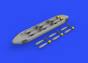 Distributeur Eduard 648566 SUU-20 avec bombes BDU-33 et Mk.76, échelle 1/48