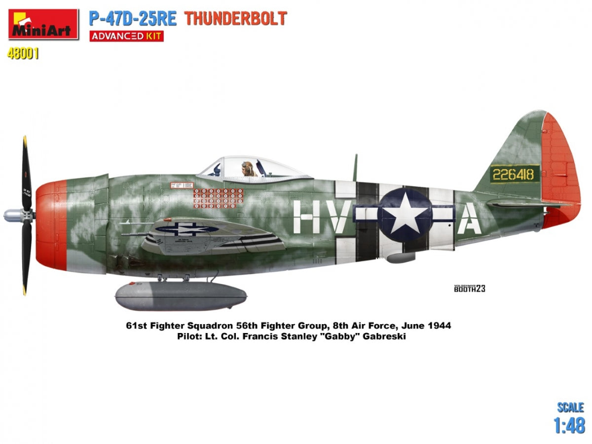 MiniArt 48001 P-47D-25RE Thunderbolt - Kit avancé 1/48 – immagine 12