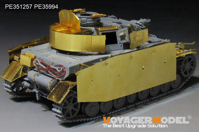 Maquette Voyager PE351257, char allemand Pz.Kpfw.IV Ausf.F1 de fin de production (modèle de base) pour DRAGON 6957, échelle 1/35 – image 3