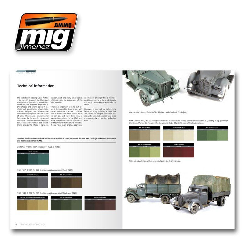 GUIDE DE CAMOUFLAGE DES MUNITIONS du Mig Jimenez 6001 SS – immagine 2