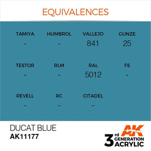 AK Interactive AK11177 DUCAT BLUE – STANDARD 17 ml – Bild 3