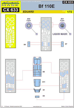 Eduard CX633 Bf 110E EDUARD 1/72 – image 2