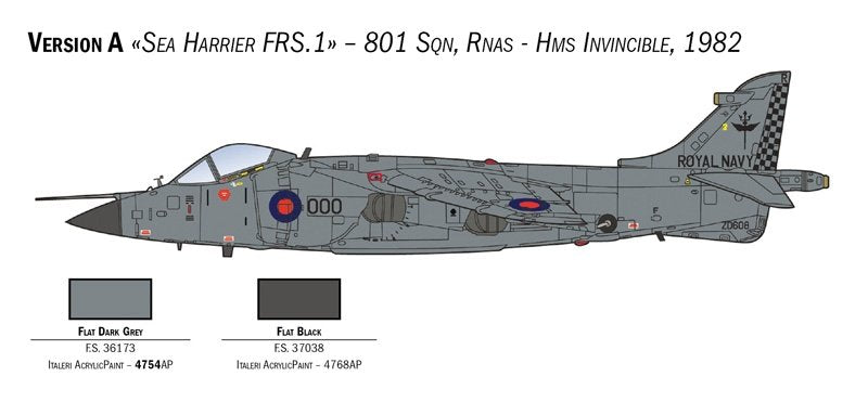 Italeri 1236 FRS.1 Sea Harrier 1/72  – image 4