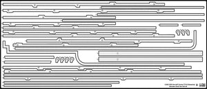 Maquette MK1 Design MD-20023 du pont en bois de l&amp;#39;USS CV-6 Enterprise pour Trumpeter au 1/200 – image 15