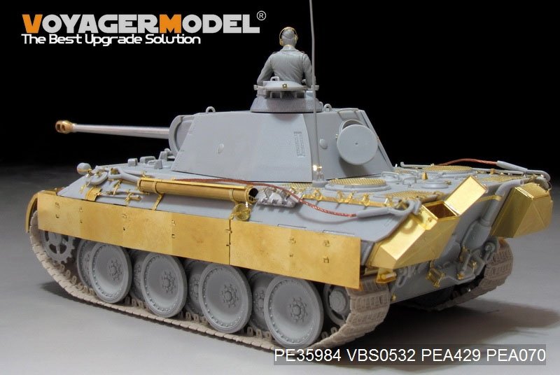 Maquette Voyager PE35984 Char Panther A allemand de la Seconde Guerre mondiale, version de base, pour TAKOM 2097 au 1/35 – Bild 11