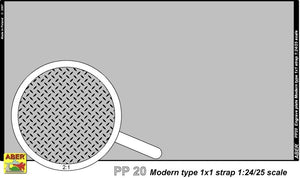 Plaque de gravure Aber PP20 (140 x 77 mm) - bandes modernes type 1x1 (1/24/25) – Bild 2