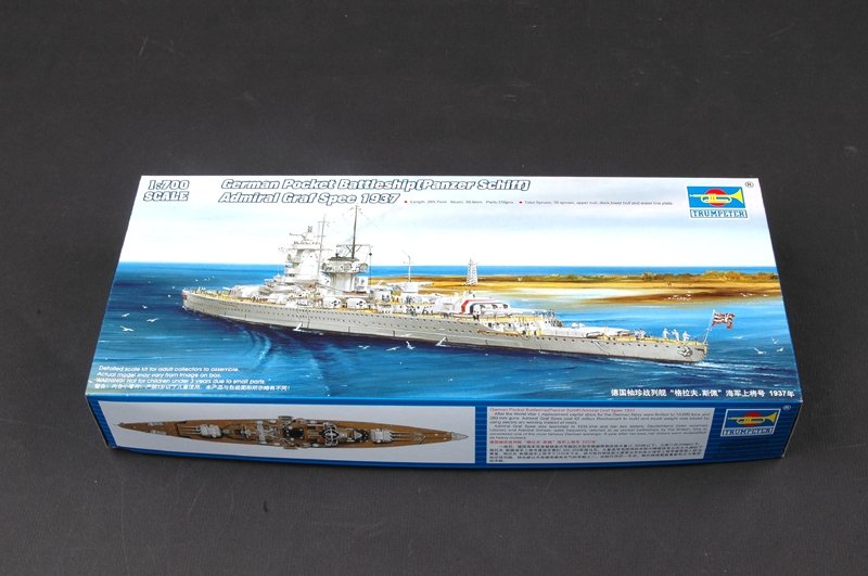 Trumpeter 05773 Cuirassé de poche allemand (Panzer Schiff) Amiral Graf Spee 1937 1/700 – image 2