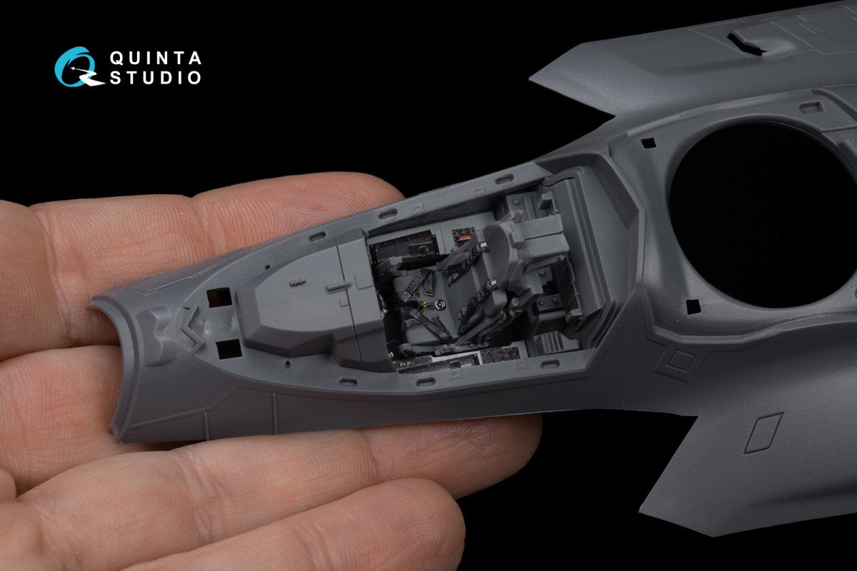Intérieur imprimé en 3D et coloré pour le F-35B de Quinta Studio QD48326 (Italeri) à l&amp;#39;échelle 1/48 – immagine 13