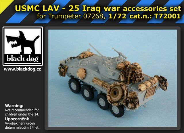 Black Dog T72001 LAV 25 Guerre d&amp;#39;Irak pour Trumpeter 07268 1/72 – Bild 5