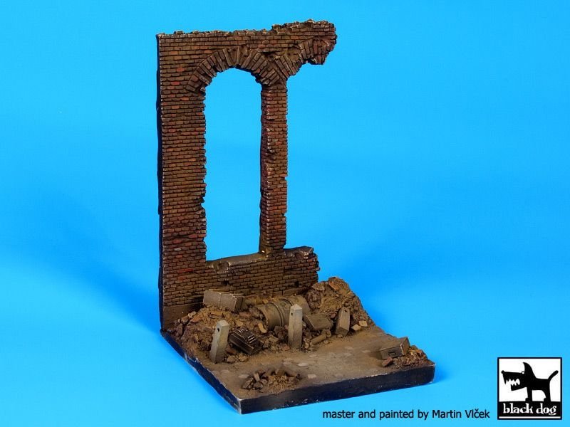 Socle de ruine d&amp;#39;usine Black Dog D35046 1/35 – Bild 5