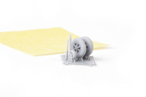 Roues Eduard 672340 pour ailes simples - Impression Eduard 1/72