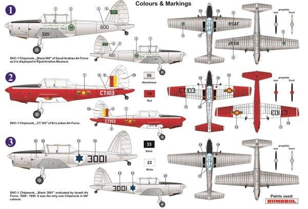 AZ Modèle AZ7649 DHC-1 Chipmunk « International » 1/72 – immagine 2