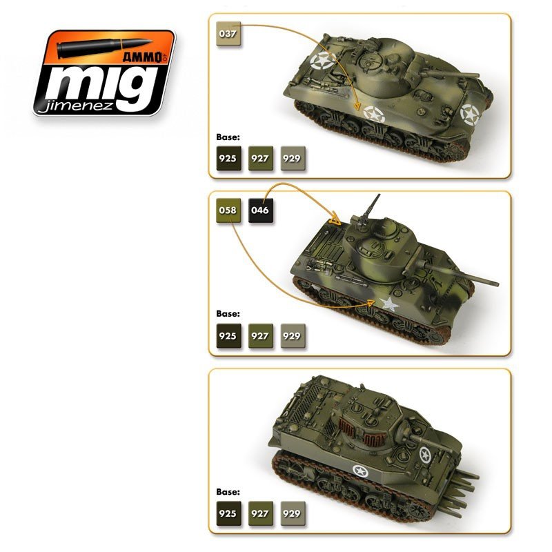 Ensemble d&amp;#39;armure américaine MIG Jimenez 7119 WARGAME – image 2