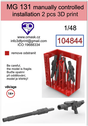 Omask 104844 MG 131 installation à commande manuelle 1/48  – imagen 2