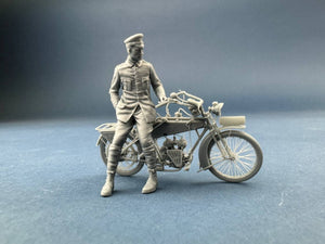Copper State Models F35-055 Werner Voss posant avec une moto (moto non incluse) 1/35 – Bild 2