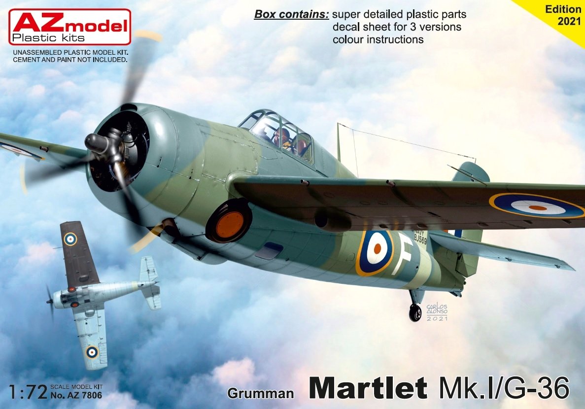 AZ Modèle AZ7806 Martlet Mk.I/G-36 1/72