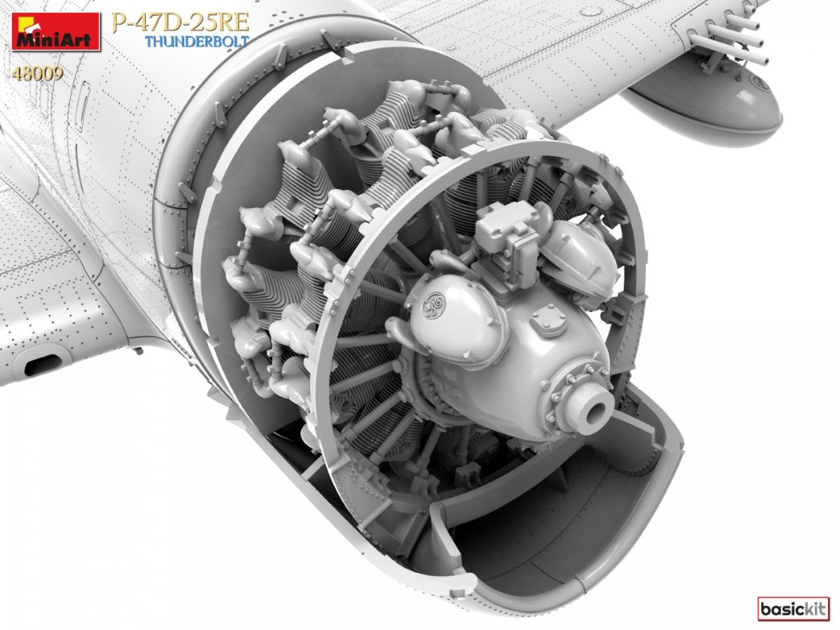 MiniArt 48009 P-47D-25RE THUNDERBOLT. KIT DE BASE 1/48  – immagine 17