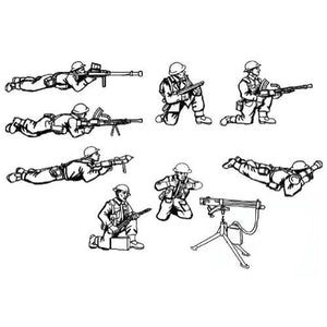Hat 8228 WWII British Machine Guns 1/72