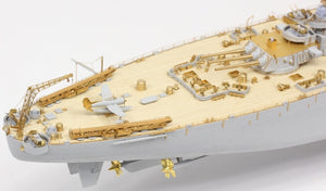 Pontos 37034FB USS BB-63 Missouri 1945 Ensemble de détails avancés pour maquette Hobbyboss (pont en bois teinté bleu 20B) 1/350 – image 6